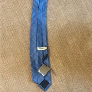 Burberry Elegant Blue Checkered Tie
